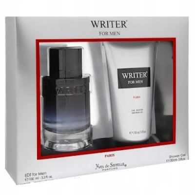 Paris Bleu Yves De Sistelle Writer Coffret Pour Homme, Eau de Toilette, Gel Douche