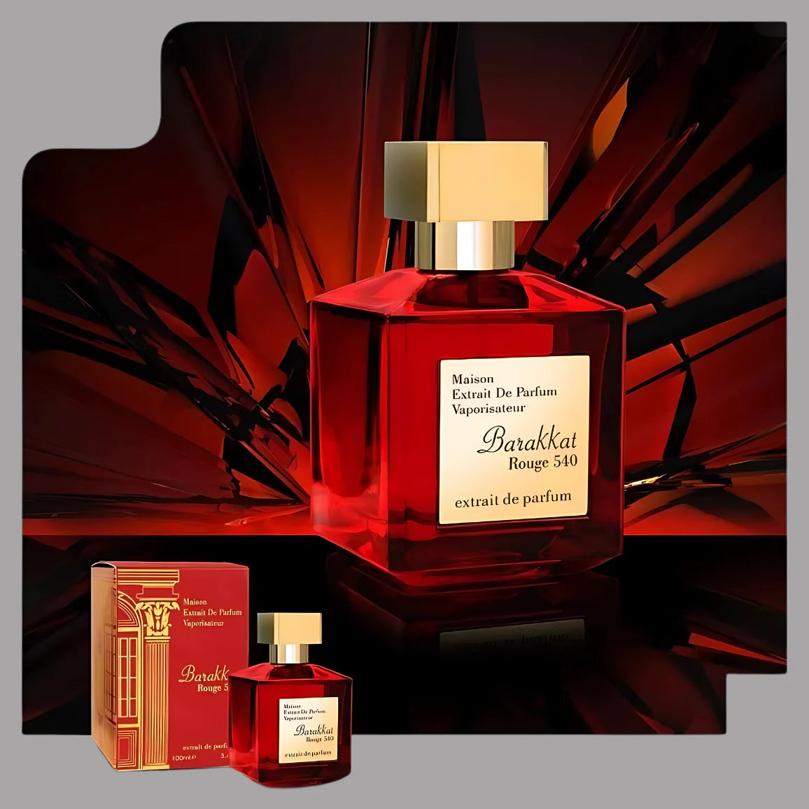 Barakkat Rouge 540 Extrait Red ➔ (Baccarat Rouge 540 Extrait) ➔ Parfum arabe