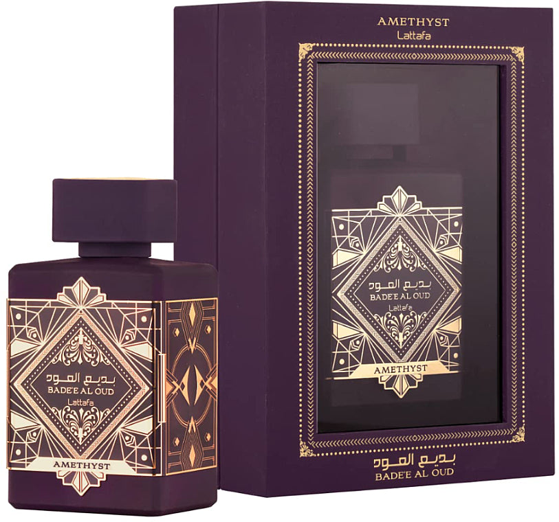 Bade'e Al Oud Amethyst Lattafa Perfumes pour homme et femme Eau de parfum 100 ml