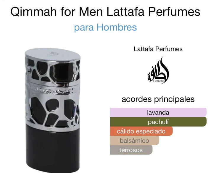 Qimmah Lattafa hombre 100 ml - Lattafa Eau de parfum