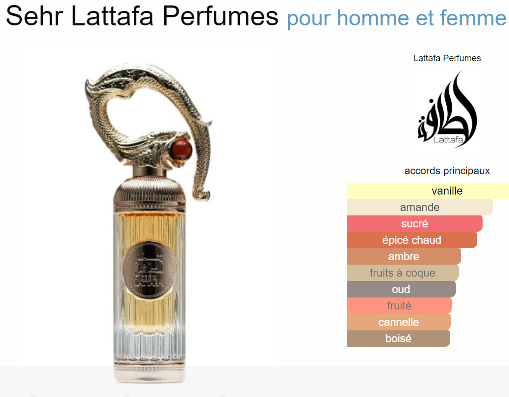 Sehr lattafa - EAU DE PARFUM 100 ML